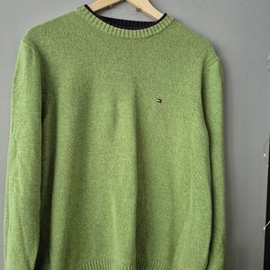 Tommy Hilfiger Olive Crewneck Sweater